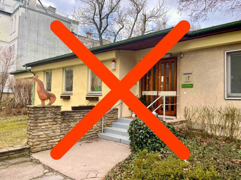 Rettet den Kindergarten Bauernfeldgasse!